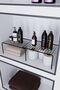 Metal In-Cabinet Shelf Organizer Countertop Spice Rack Black - 2