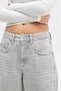 Vintage Gray Striped Baggy Boyfriend Shalwar Jeans (Suitable for 175 cm and Above) - 6