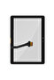 Teknonet Samsung Galaxy P5100 Tab 2 10.1 عدسة تعمل باللمس متوافقة مع فيلم - أسود - 2