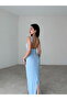 Lovelace Maxi Dress 3922 - Baby Blue - 2