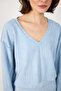 Ribbed V-Neck Soft Crop Top - 2