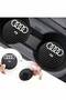 For Audi A3 Model - 2Pcs 7cm Sport Black Carbon Coasters, for Elegance - 4