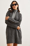 Women's Anthracite Pocket Collar Detailed Soft Textured Knitwear Cardigan Hrk- 19000322 - 4