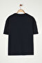 Basic Lacivert Relaxed/Rahat Kesim Dokulu Waffle Cepli Etiketli Kısa Kol T-Shirt TMNSS23TS00077 - 15