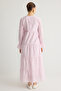 Light Pink Lined Floral Woven Terrycotton Dress TCTSS21EL3441 - 5
