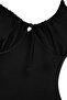Black Lacing Detail Underwire Tunnel Regular Swimsuit Tbess25Ma00034 - 6