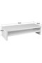 White MSR-WHT Monitor Stand Riser for Laptop Computer/TV/PC/Printer, Multifunctional Systems - 5