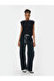 Sleeveless Sweater Knitted Textured Crew Neck - 2