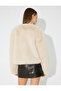 Plush Coat Long Sleeve Round Neck - 4