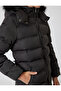 Inflatable Coat with Hood, Faux Fur Collar, Pockets and Zipper - 5