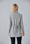 IŞŞIL B054-Degeje Collar Buttoned Maternity Knit Tunic - 5