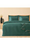 Nalanda Duvet Cover Set 230X220 cm Green