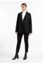 Langer Blazer aus Wollgemisch