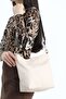 Daily Strap Large Useful Women's Hand and Shoulder Bag Cream - 4