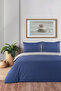 100% Cotton Akfil Double-Sided Duvet Cover Set Single Size 160X220 cm Navy Blue Gray
