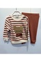 Bow Tie Bear Striped Suit - 2