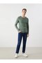 Lcwaikiki Classic Crew Neck Long Sleeve Combed Cotton Mens T-Shirt - 2