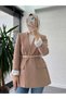 Women's Jacket with Camel Lining Detail - 4