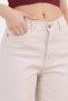 11104 Lycra Wide Leg Trousers Beige - 7