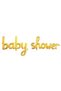 Baby Shower Foil Balloon Gold 210x44 Cm