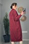 Oversize Washed Lycra Knitwear Dress - 5
