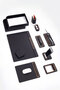 Pera Leather Desk Mat Set 11 Pieces with Cover Model with Double Document Rack - 4