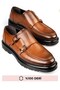 Genuine Leather, Eva Sole, Saddled, Leather Men's Shoes - 5
