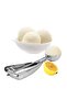Steel Cookie Halva Ice Cream Serving Presentation Spoon 40 mm (Pdm-40) - 3