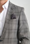 Slim Plaid Slim Fit Slim Fit Men's Blazer Jacket - 3