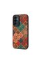 Samsung Galaxy A34 Compatible Case Zebana Vintage Fabric Case Pattern 3 - 2