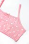Girl's 6-Piece Non-Padded Patterned Cotton Lycra Half-Sleeve Training Bra with Body-Hugging Stretch Fabric - 6145-6 - 7