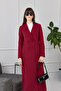 Full Length Maxi Jacket Claret Red - 3
