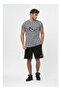 Black Patterned Short Sleeve Men's T-shirt M50091