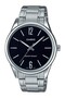 Silver Color Men's Wristwatch with Black Cord