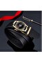 Williampolo Genuine Leather Men's Gold Buckle Belt