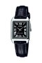 Silver Strap Black Color Women's Wristwatch Case