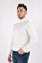 3603-Fw Men's Half Fisherman Sweater - 2