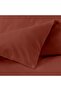 100% Cotton Akfil Duvet Cover Set Single 160X220 cm Claret Red - 4