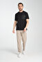 Knitted Men's 100% Cotton Slim Fit Crew Neck T-Shirt - 5