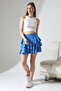 Women's Mykonos Ruffled Blue Skirt - 2
