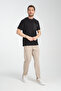 Knitted Men's 100% Cotton Slim Fit Crew Neck T-Shirt - 6