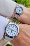 Dial White Cord Silver Color Dear Wristwatch - 4