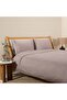 Annette 100% Cotton Extra King Size Duvet Cover Set 260X220 cm Beige