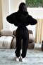 Women Printed Hooded Tracksuit Set - 2