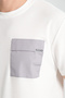 Knitted Men's 100% Cotton Slim Fit Crew Neck T-Shirt