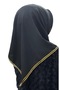 Premium Chiffon Scarf with Gold Decor - 3