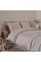 Annette 100% Cotton King Size Duvet Cover Set 230X220 cm Stone