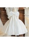 Baby Girl Square Collar Dress Birthday Dress Girl Children's Evening Dress Elegant Princess Dress - 2