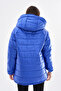 Hooded, Fleece-Pocketed, Water-Repellent Suede Quilted Jacket/Coat RBWW-350 - 6
