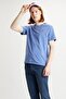 Men's Blue Crew Neck T-shirt 56605-0079 - 2